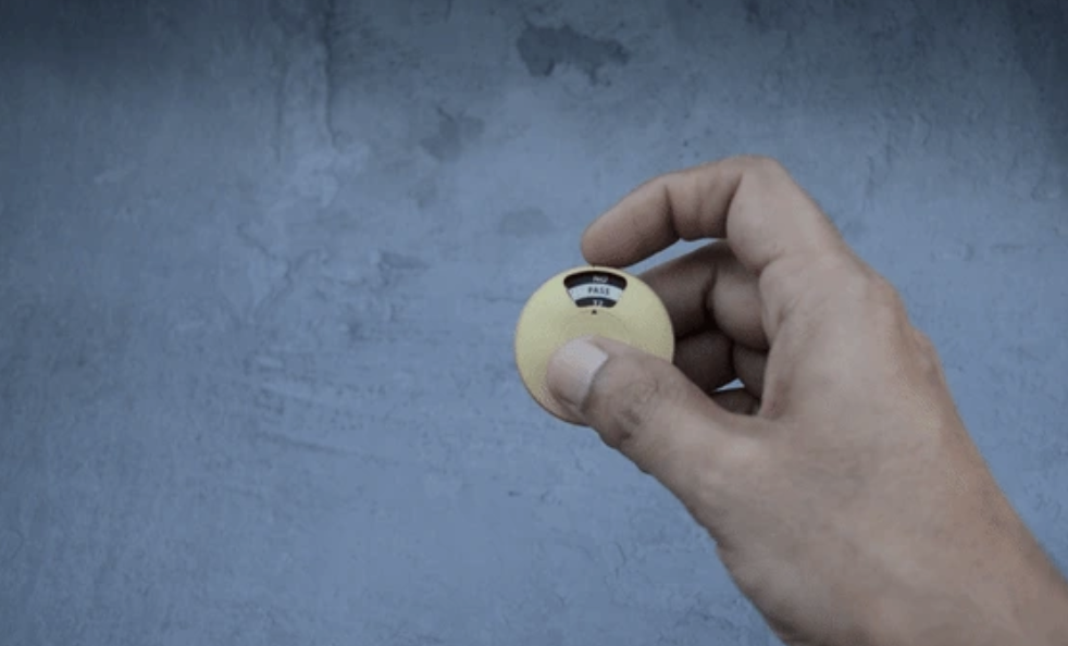 NEO SPIN being held and used by hand